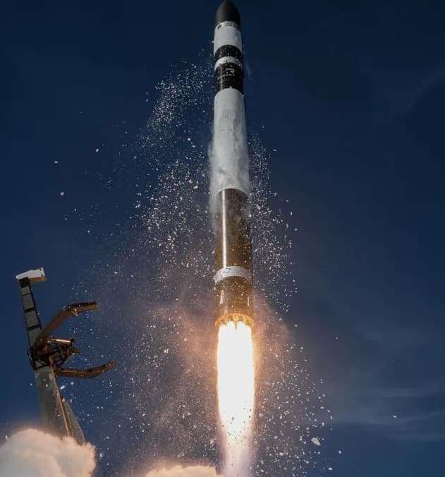 RocketLab Rocket Launch