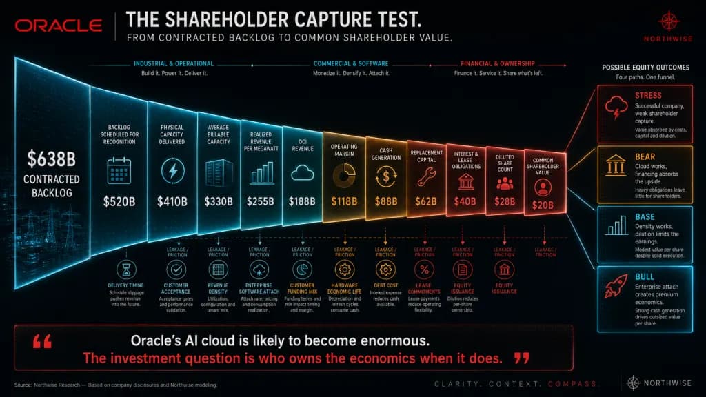 Oracle Backlog to Shareholder Capture Test Northwise