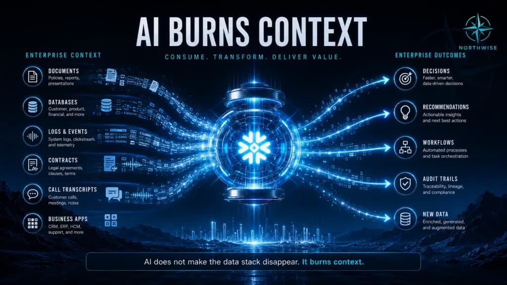 AI Burns Context Snow Stock Northwise