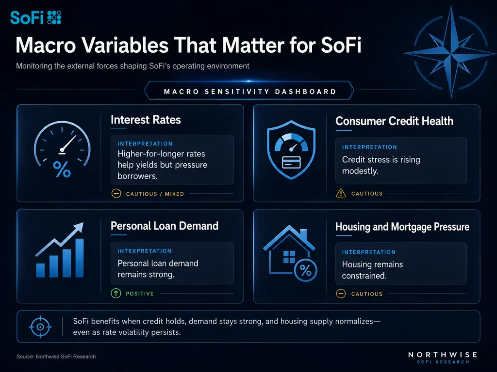 Macro Variables that Effect Sofi Stock Northwise