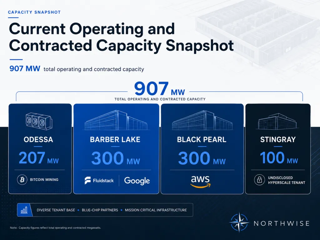 CIFR Current Operating and Contracted Capacity 2026 Northwise