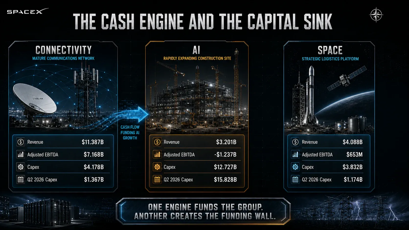 The Cash Engine and the Capital Sink
