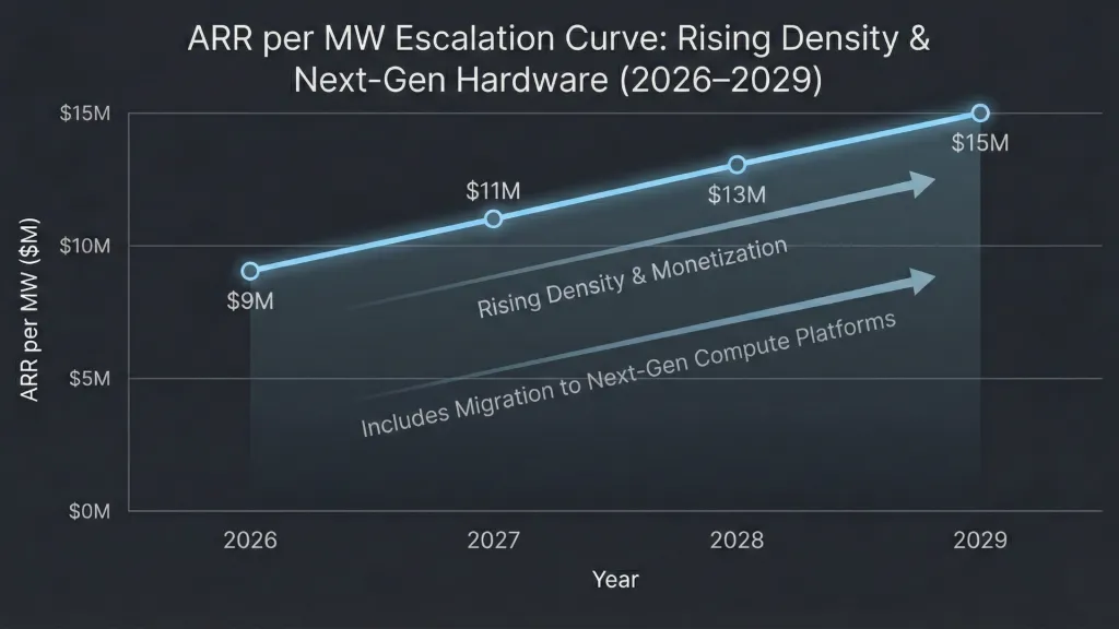 Nebius ARR Per Megawatt Projection 2026-2029 Northwise