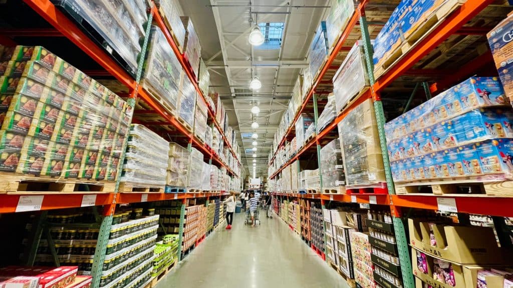 Costco aisles