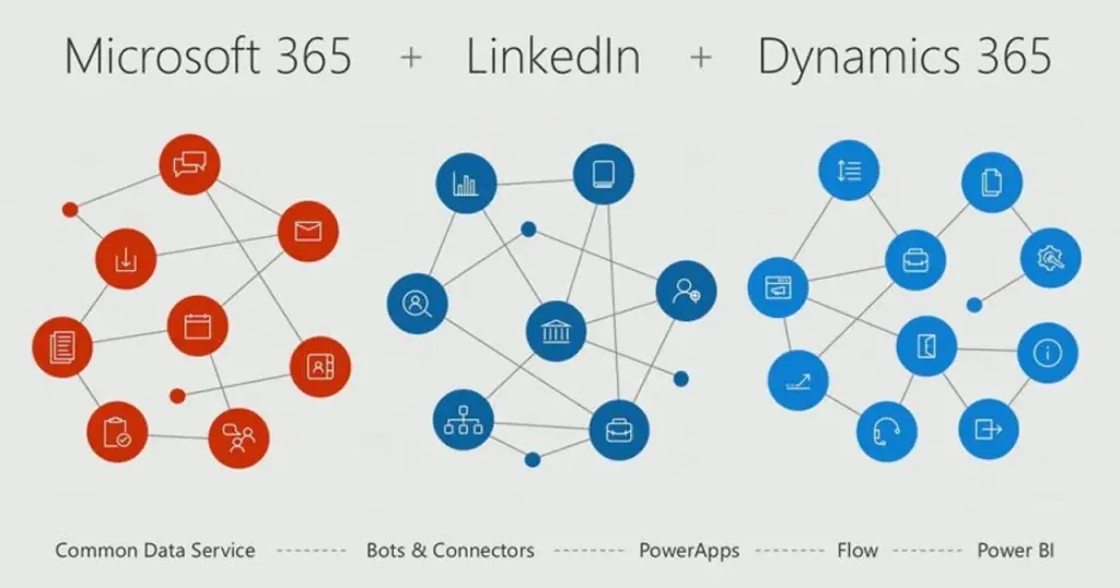 Microsoft Productivity and Business Segment Map