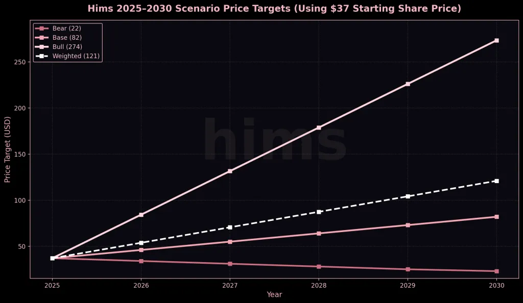 Hims 2030 Price Targets Northwise