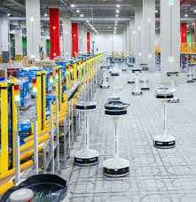 Daegu fulfillment center robots coupang