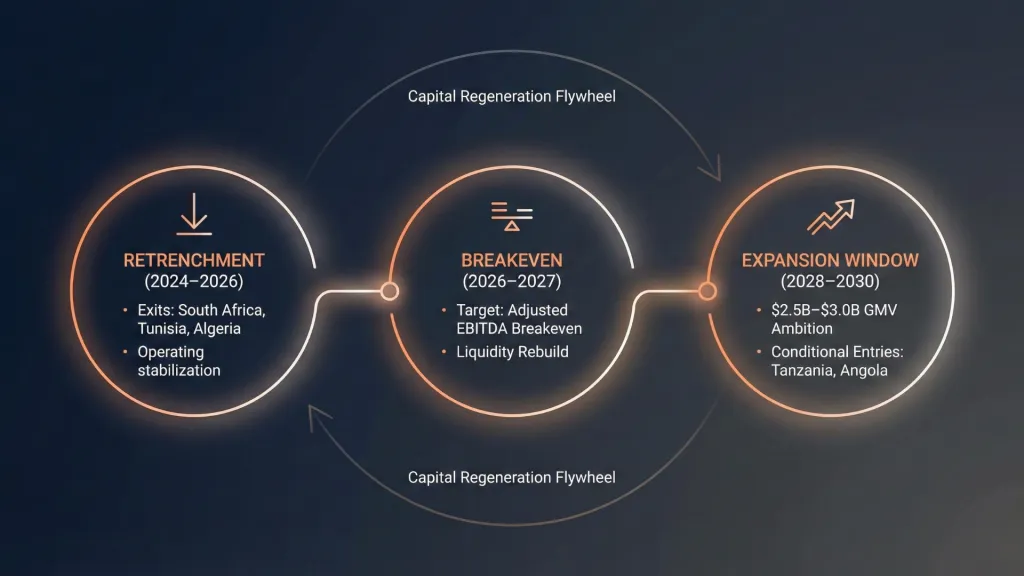 Jumia Capital Regeneration Timelines