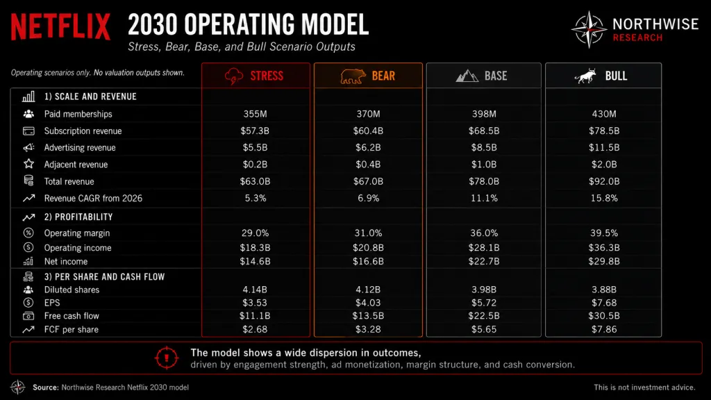 NFLX Stock 2030 Forecast Northwise