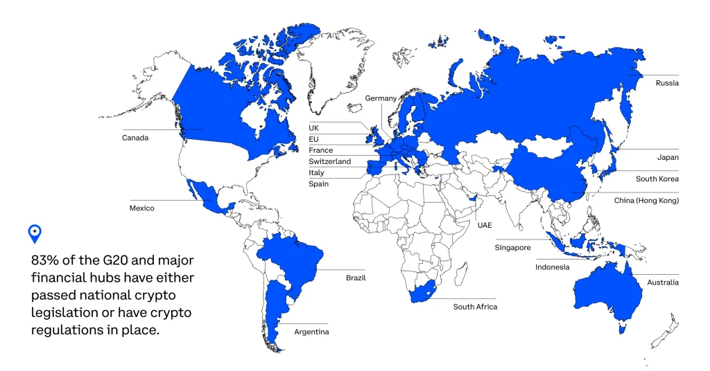 G20 Crypto Legislation Map