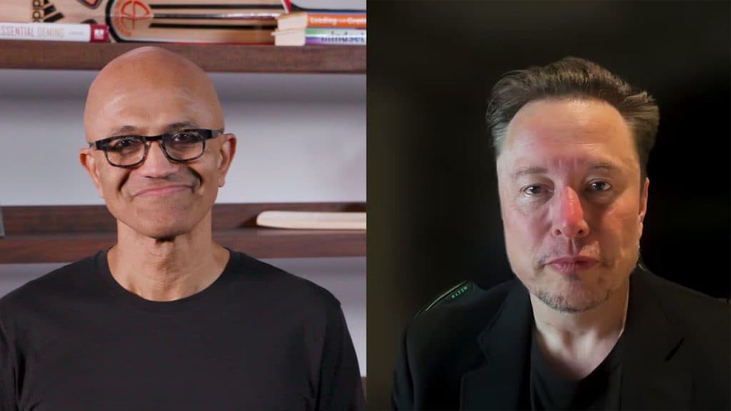 Elon and Satya