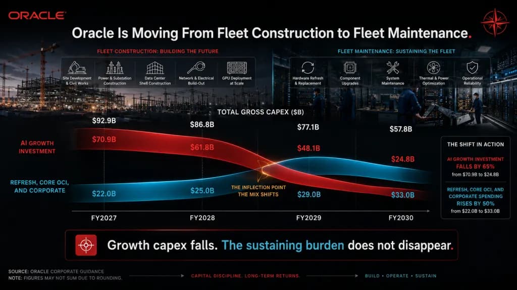ORCL OP CAPEX to Maintenance CAPEX Northwise